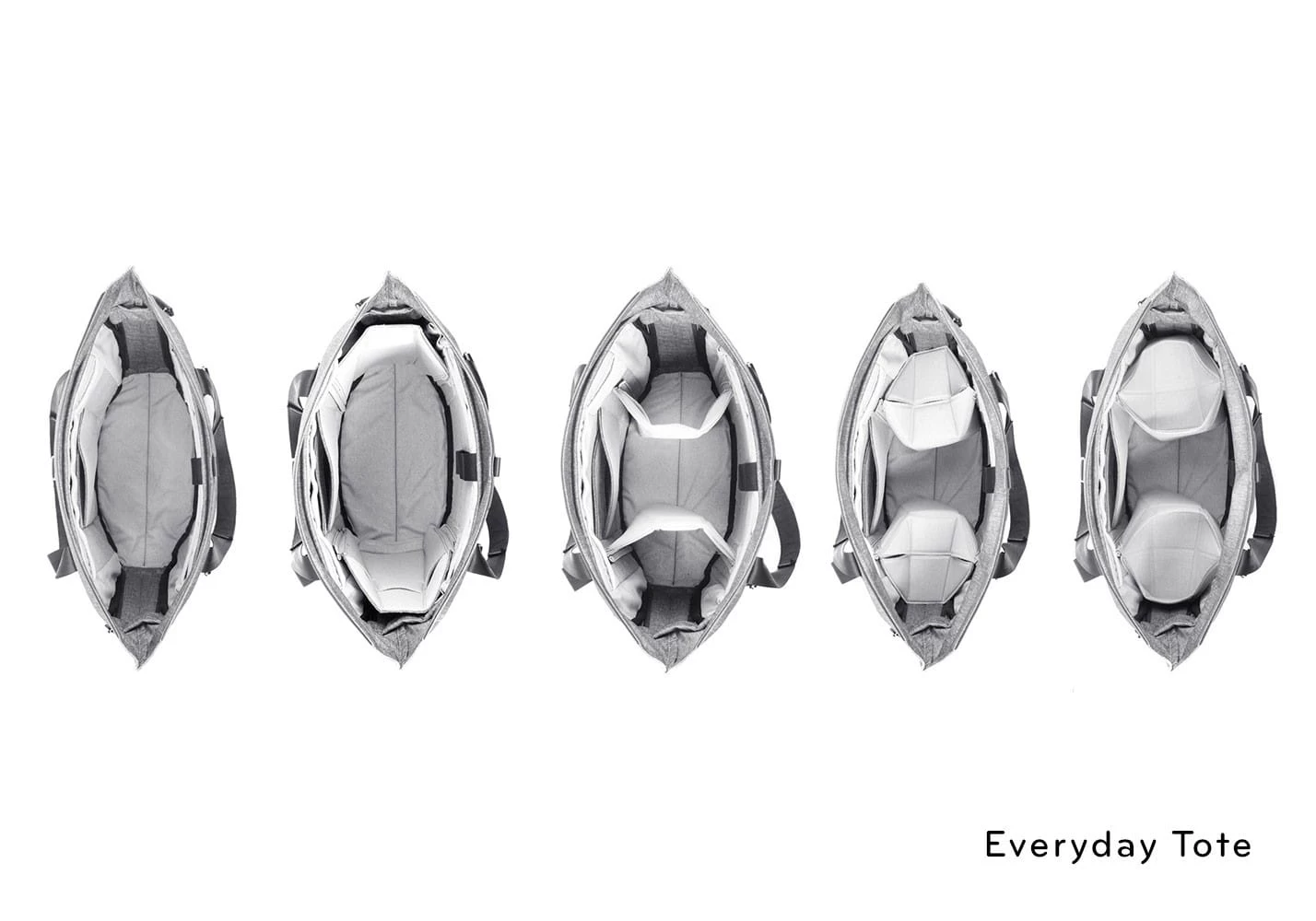 Peak Design FlexFold Divider V1.2 Klett-Inneneinteiler Für Everyday Messenger Bag 13/15 (V1) Charcoa – Bild 7