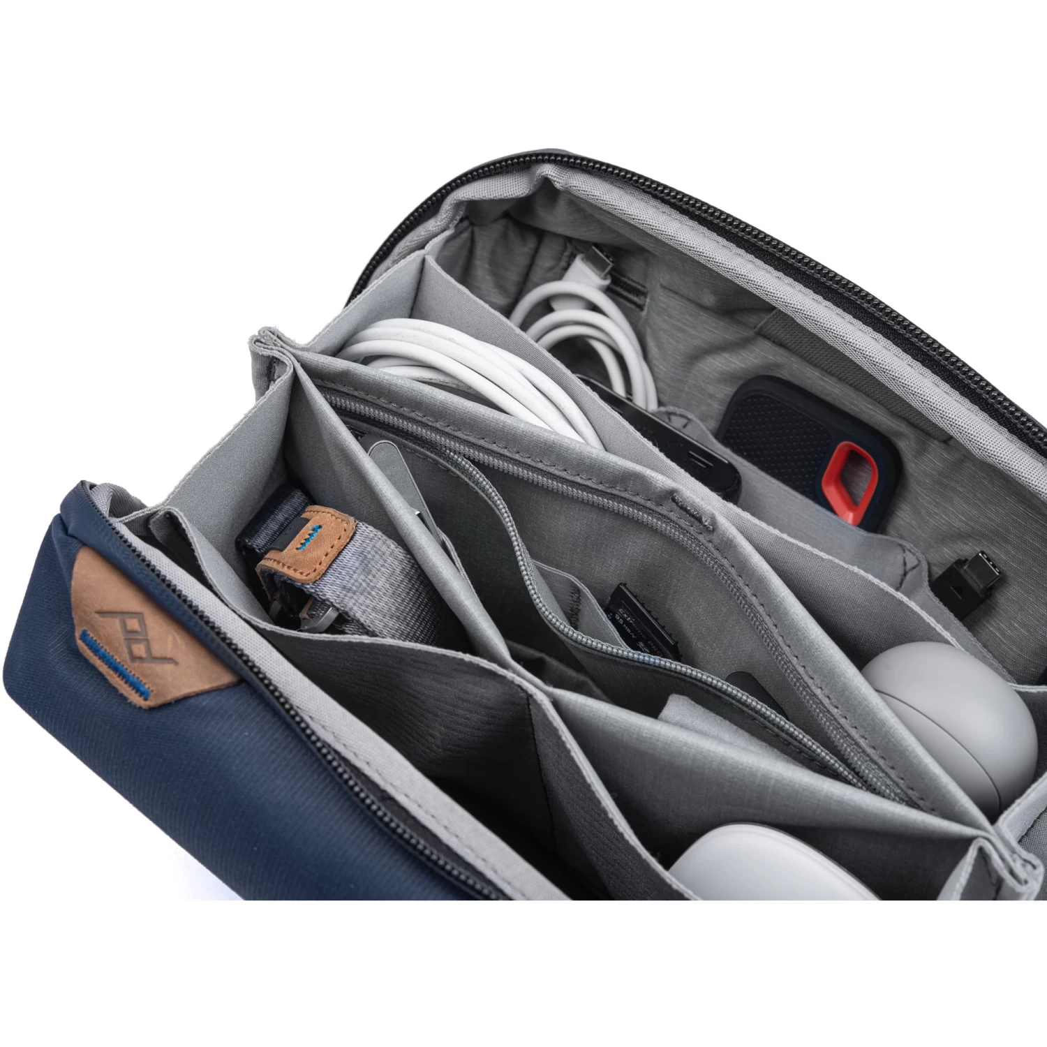 Peak Design Tech Pouch - Midnight (Blau) - Organizer-Tasche Für Smartphones, Kabel Etc. – Bild 5