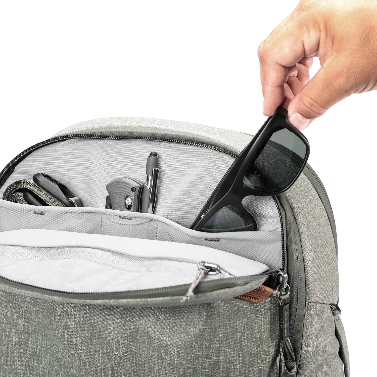 Peak Design Travel Backpack 30L Reise- Und Fotorucksack - Sage (Salbeigrün) – Bild 9