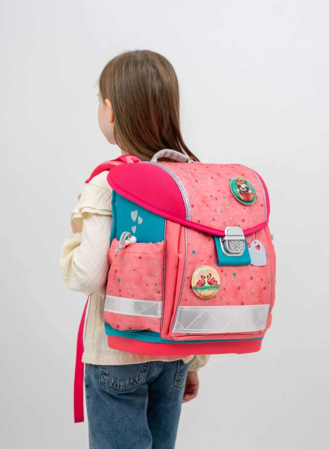 BELMIL Schulranzen Set Classy Blue Bird Mit Patch Set – Bild 8