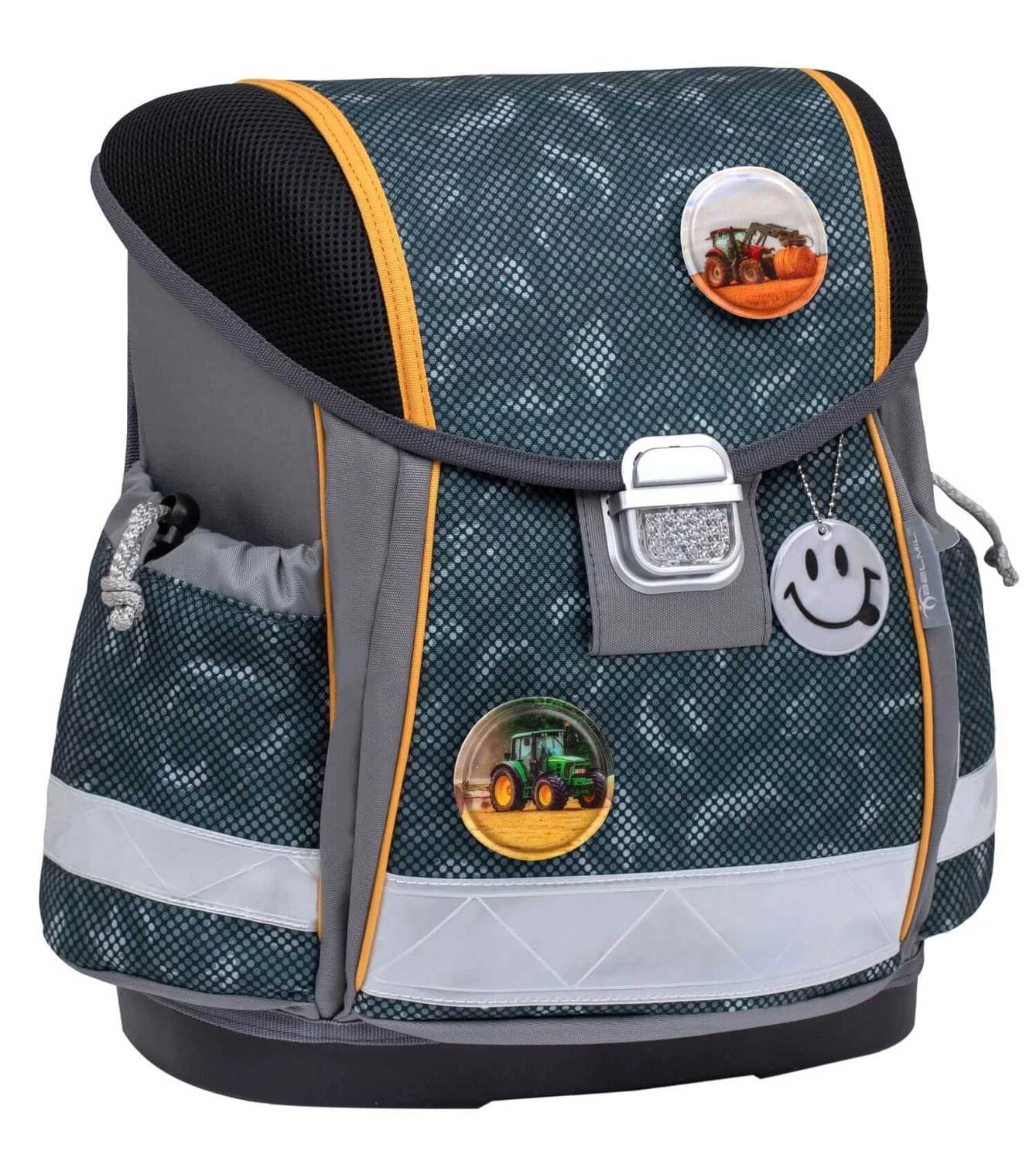 BELMIL Schulranzen Set Classy Dark Dots Inkl. Patch Set – Bild 2