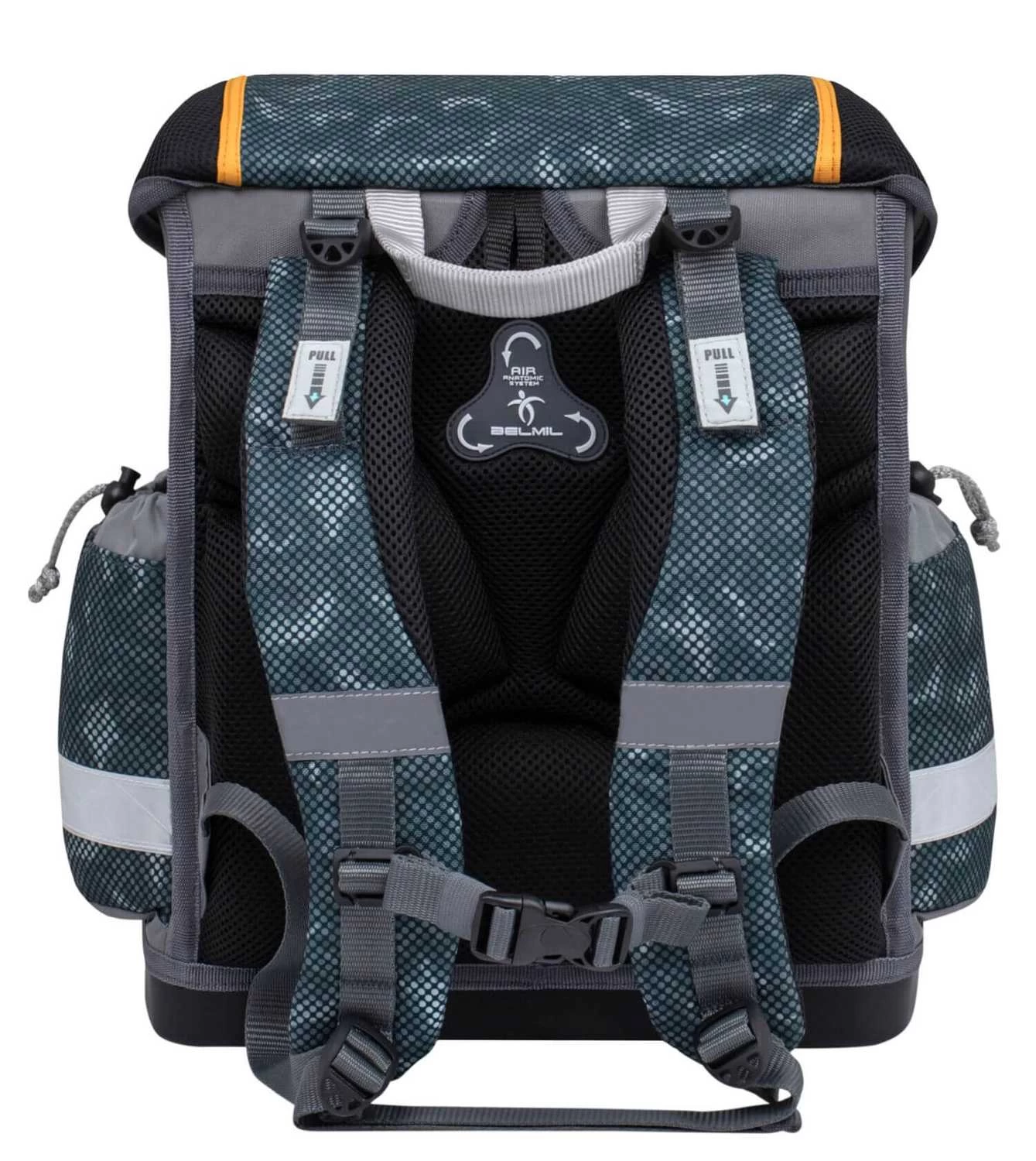 BELMIL Schulranzen Set Classy Dark Dots Inkl. Patch Set – Bild 4