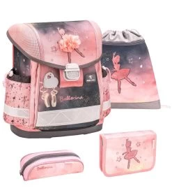 BELMIL Schulranzen Set Classy Ballerina Black Pink