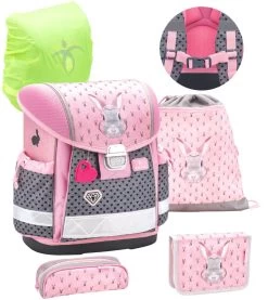 BELMIL Schulranzen Set Classy Bunny Inkl. Regenschutz