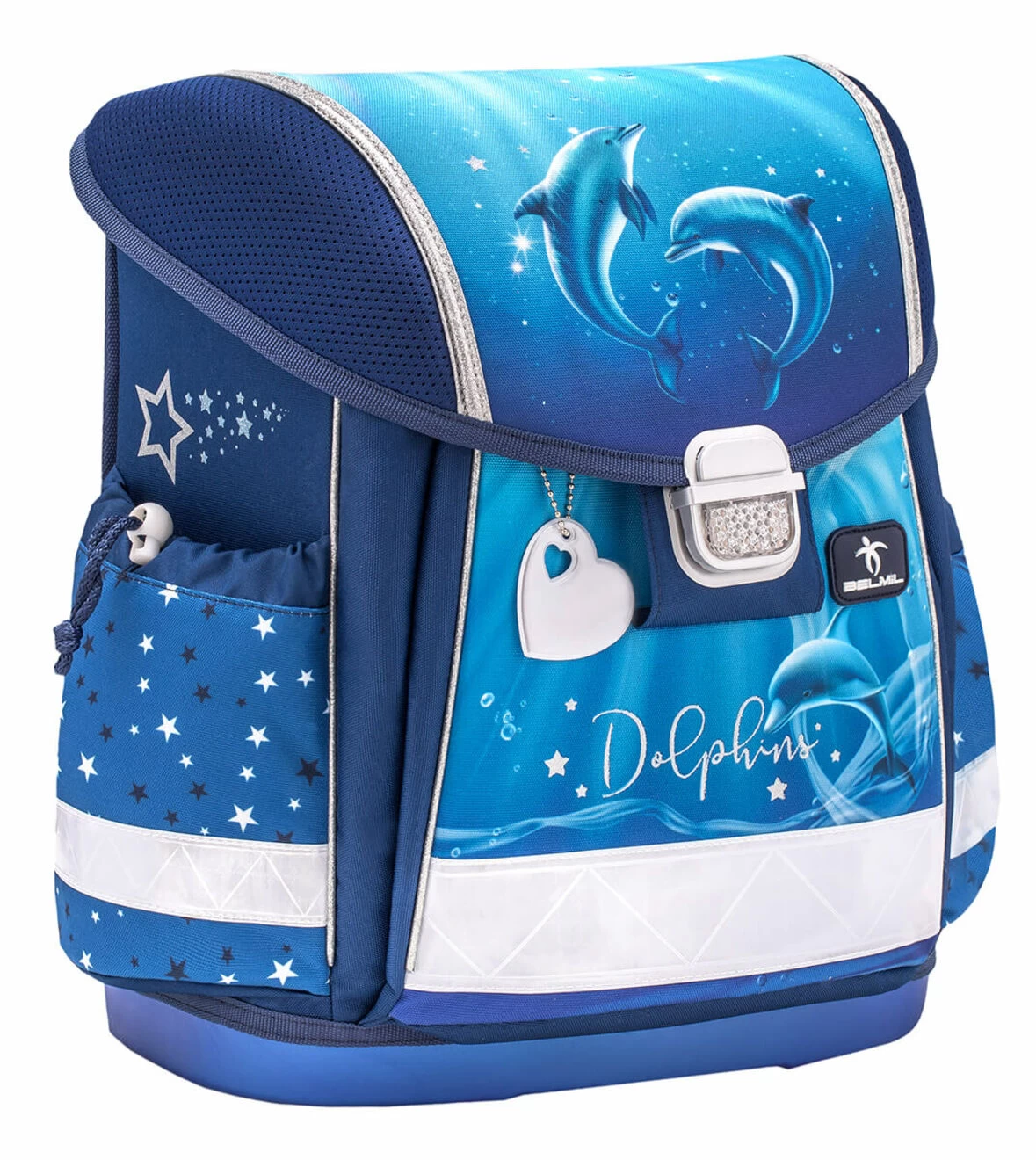 BELMIL Schulranzen Set Classy Dolphins Inkl. Regenschutz – Bild 2