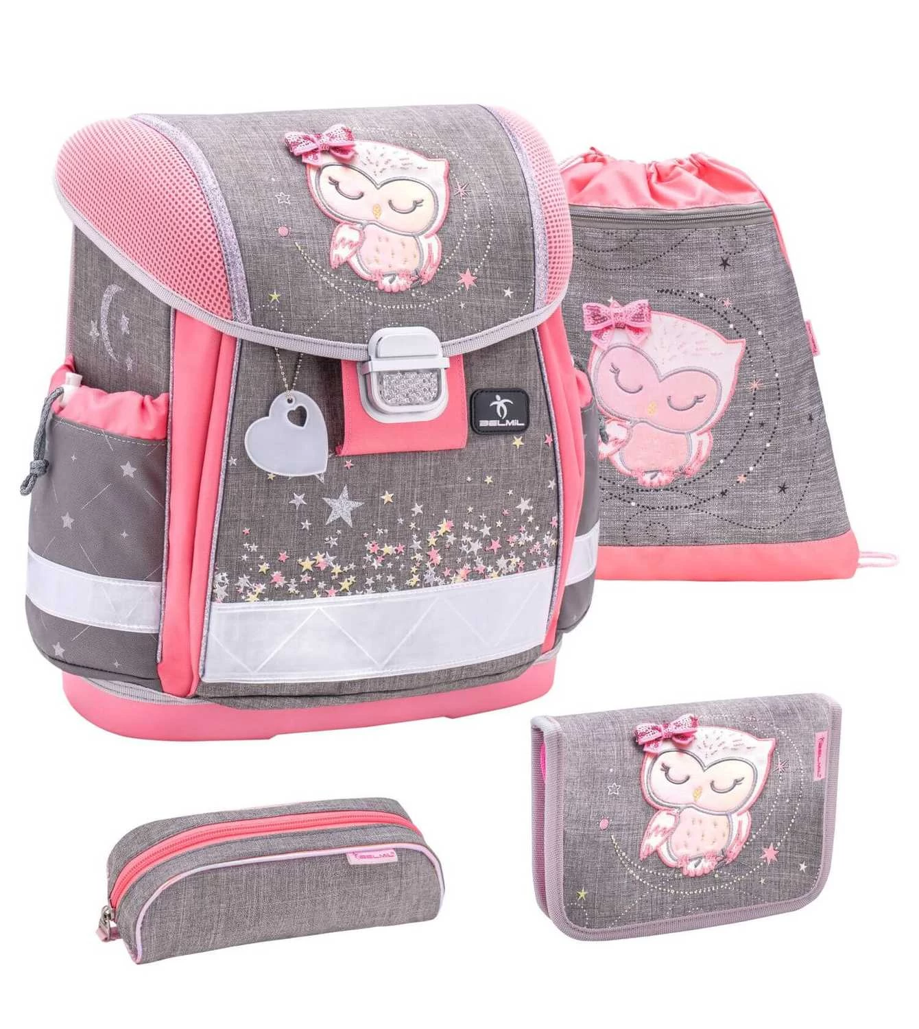 BELMIL Schulranzen Set Classy Little Owl