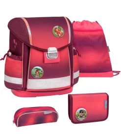 BELMIL Schulranzen Set Classy Mahogany Inkl. Patch Set