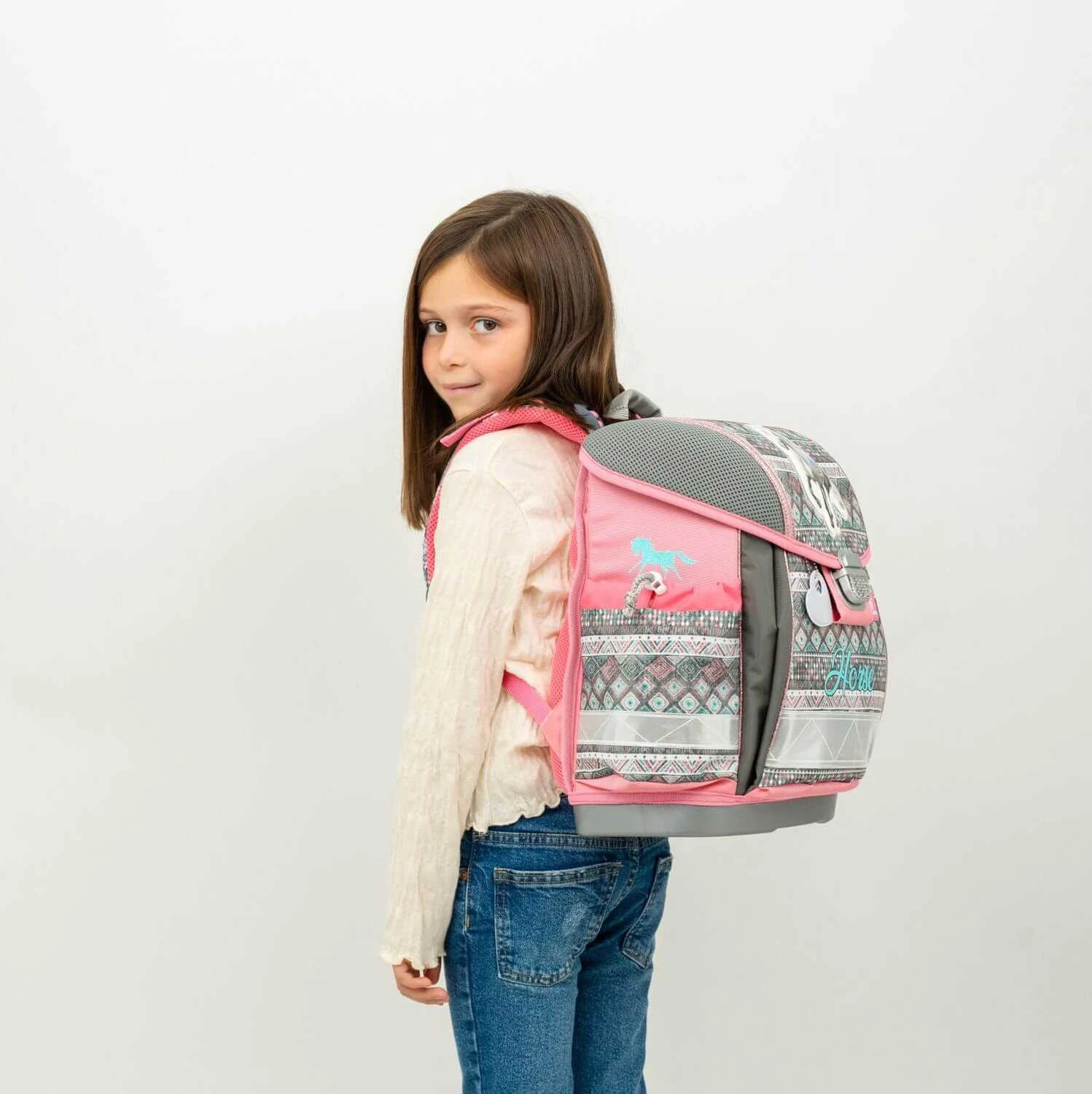 BELMIL Schulranzen Set Classy Marble Inkl. Regenschutz – Bild 9