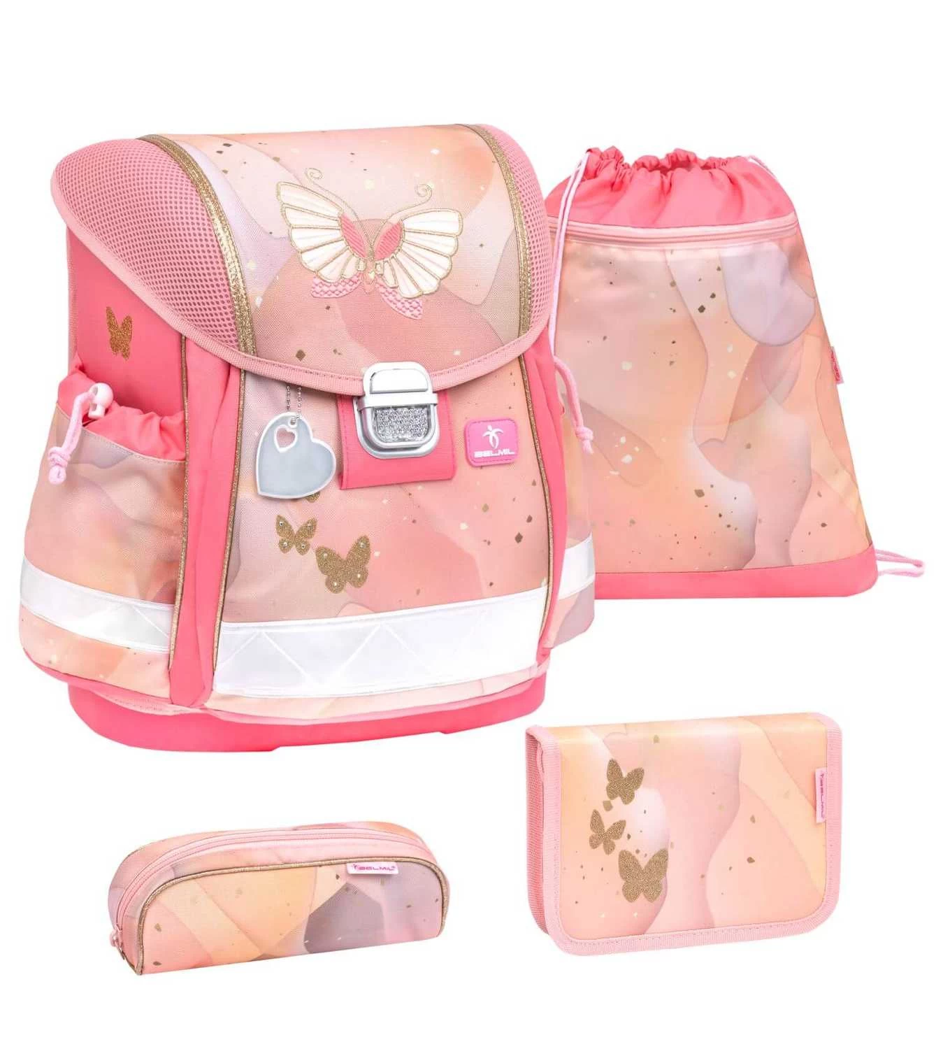 BELMIL Schulranzen Set Classy Marble