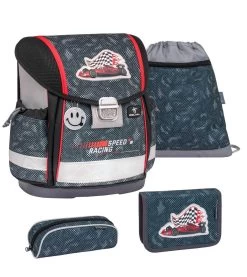 BELMIL Schulranzen Set Classy Red Dots