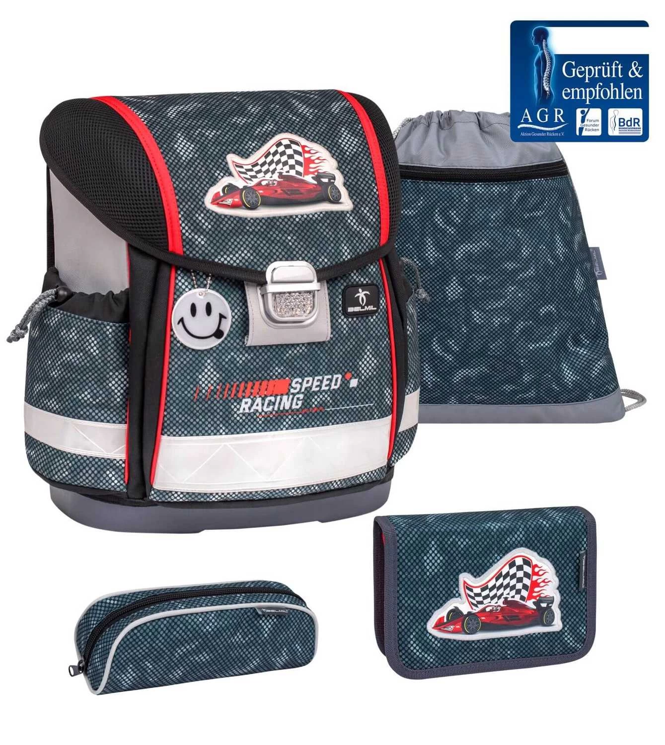 BELMIL Schulranzen Set Classy Red Dots – Bild 2