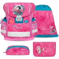 BELMIL Schulranzen Set Classy Tropical Toucan