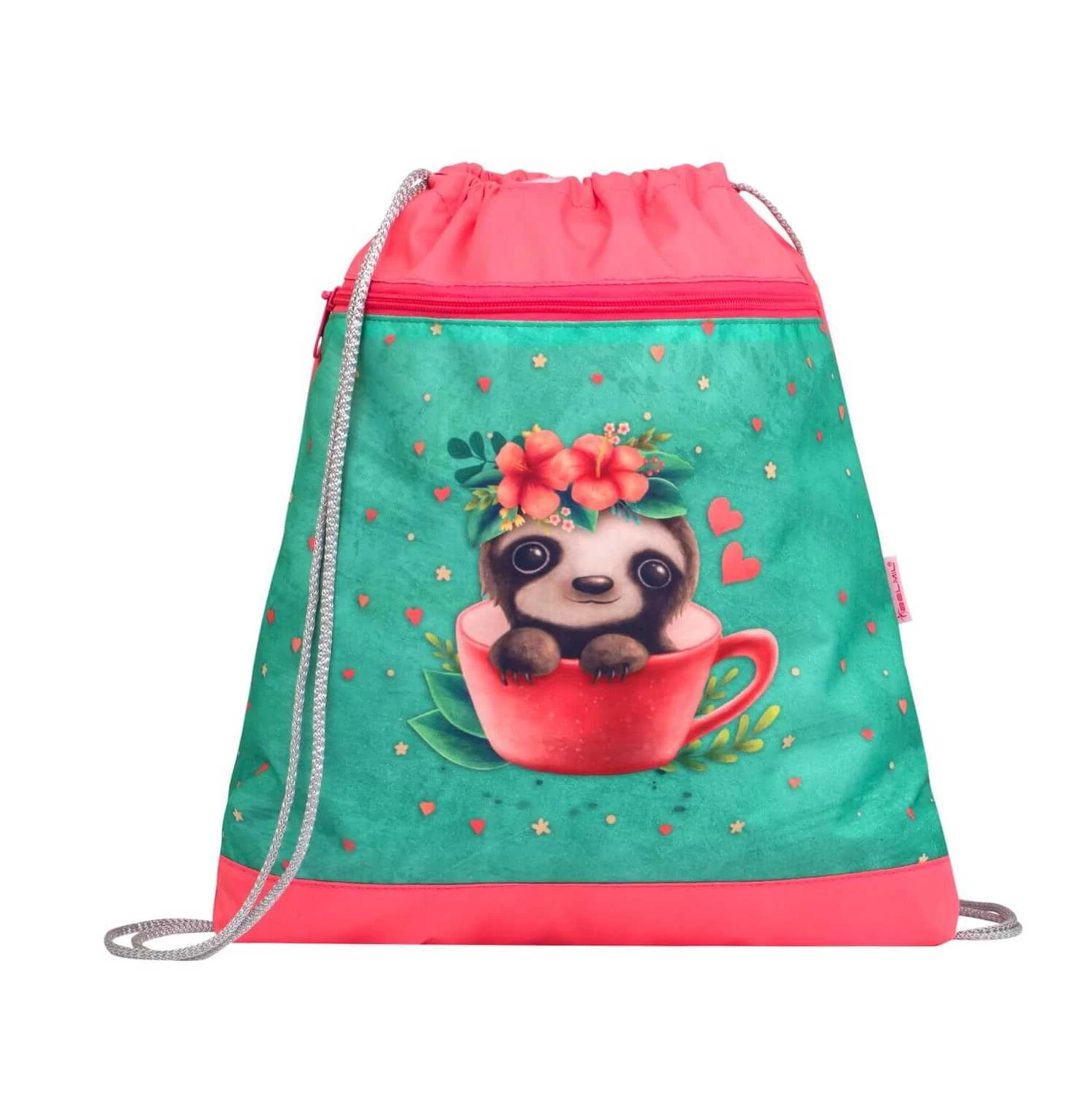 BELMIL Schulranzen Set Compact Cute Sloth Mit Regenschutz – Bild 7