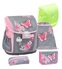 BELMIL Schulranzen Set Customize-Me Elegant Mit Regenschutz