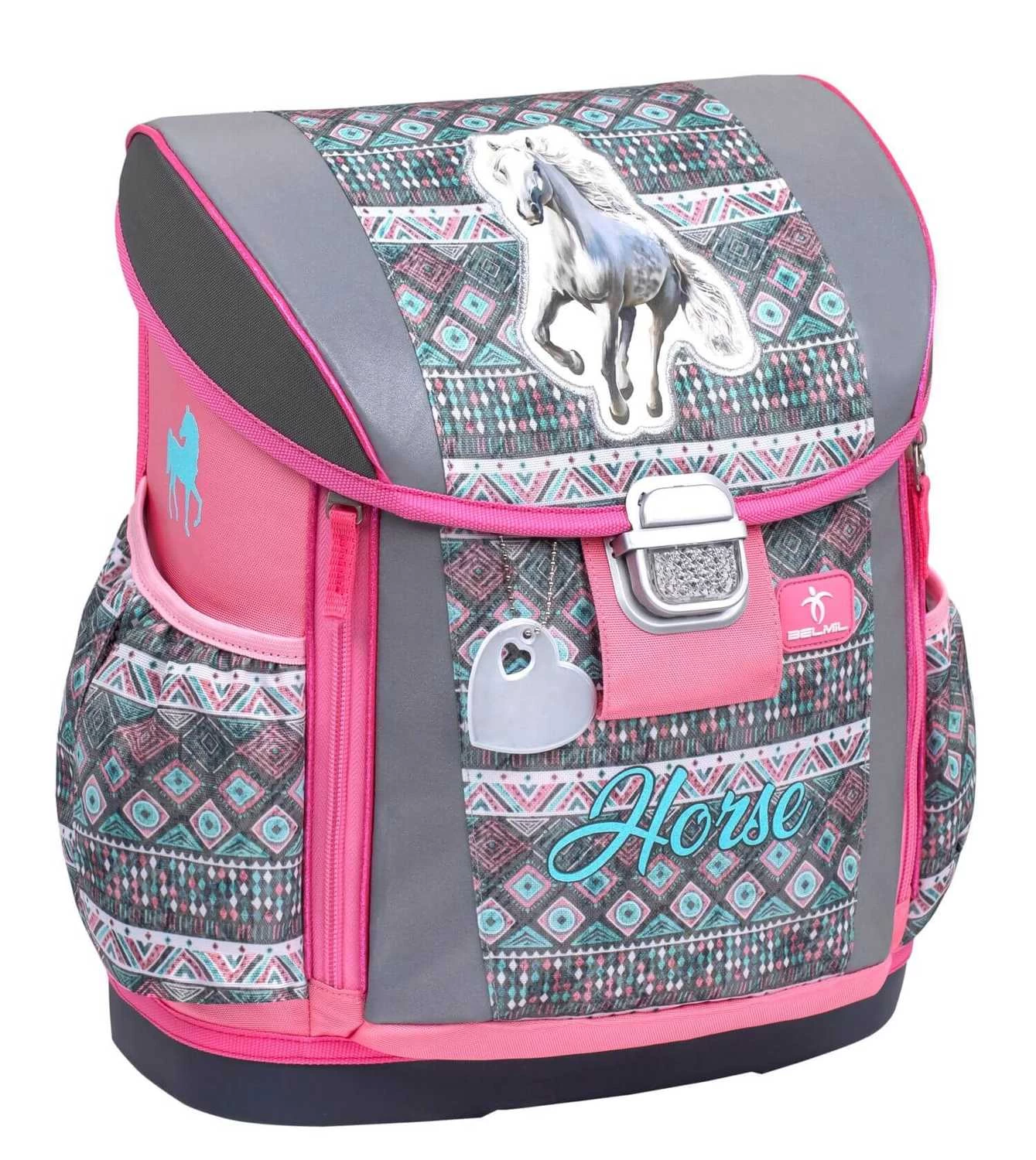 BELMIL Schulranzen Set Customize-Me Horse Aruba Blue – Bild 3