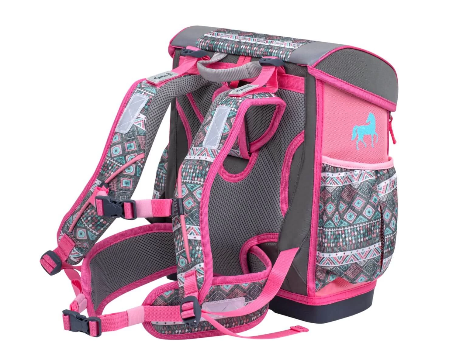 BELMIL Schulranzen Set Customize-Me Horse Aruba Blue – Bild 6