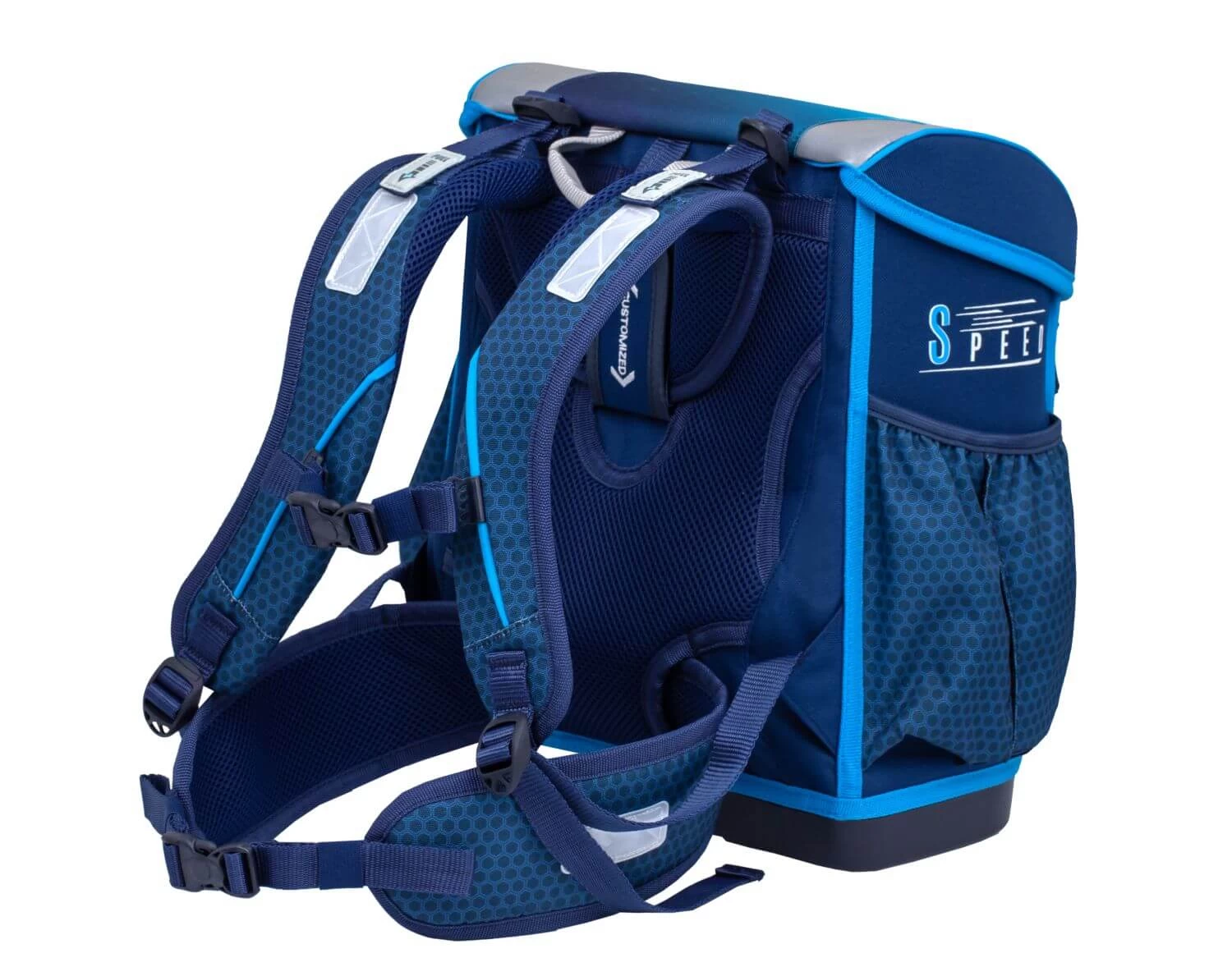 BELMIL Schulranzen Set Customize-Me Racing Blue Neon – Bild 6