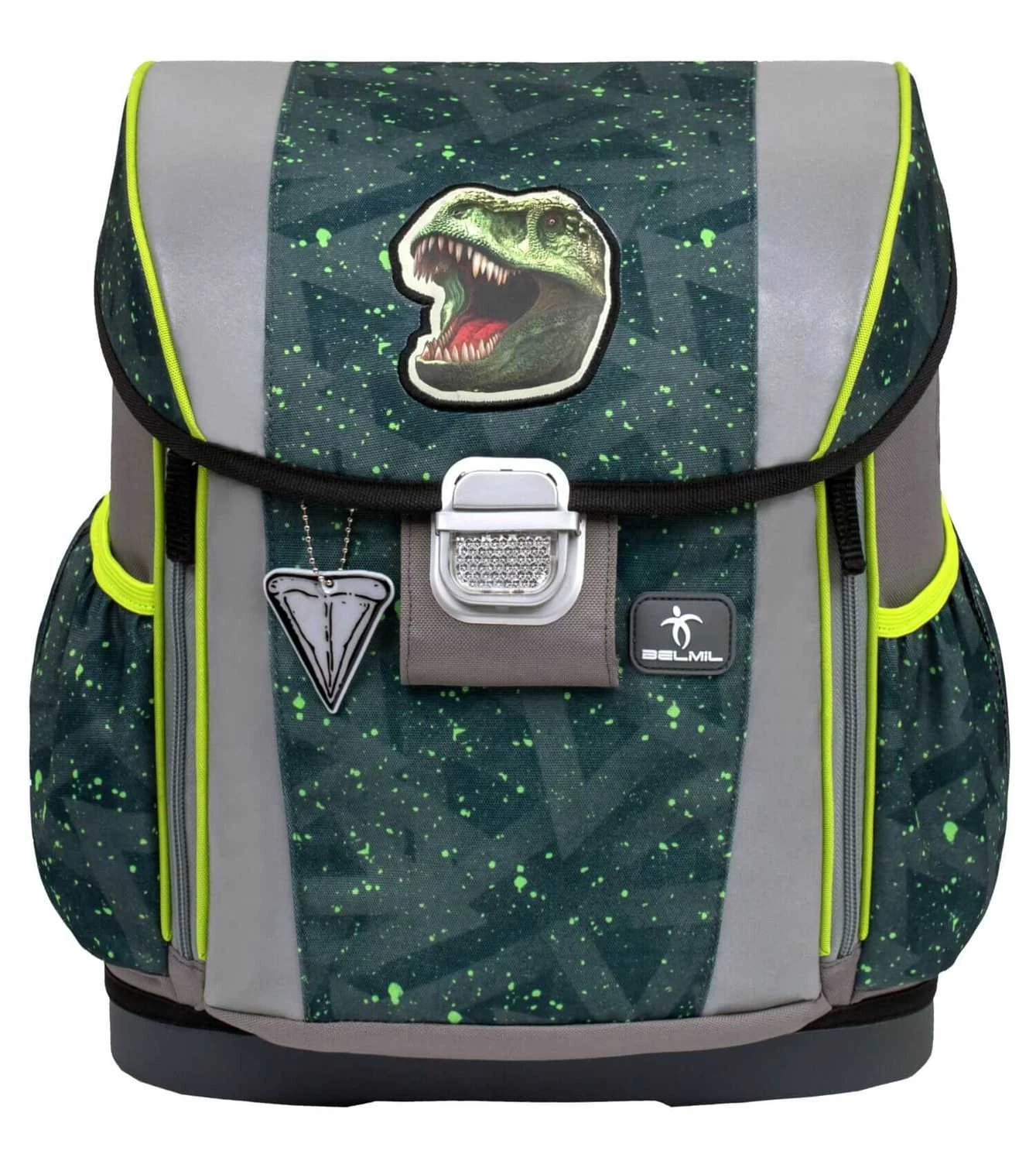 BELMIL Schulranzen Set Customize-Me T-rex Roar Mit Regenschutz – Bild 4