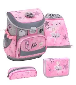 BELMIL Schulranzen Set Mini-Fit Ballet Light Pink