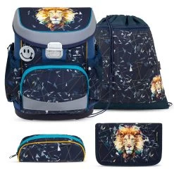 BELMIL Schulranzen Set Mini-Fit Lion