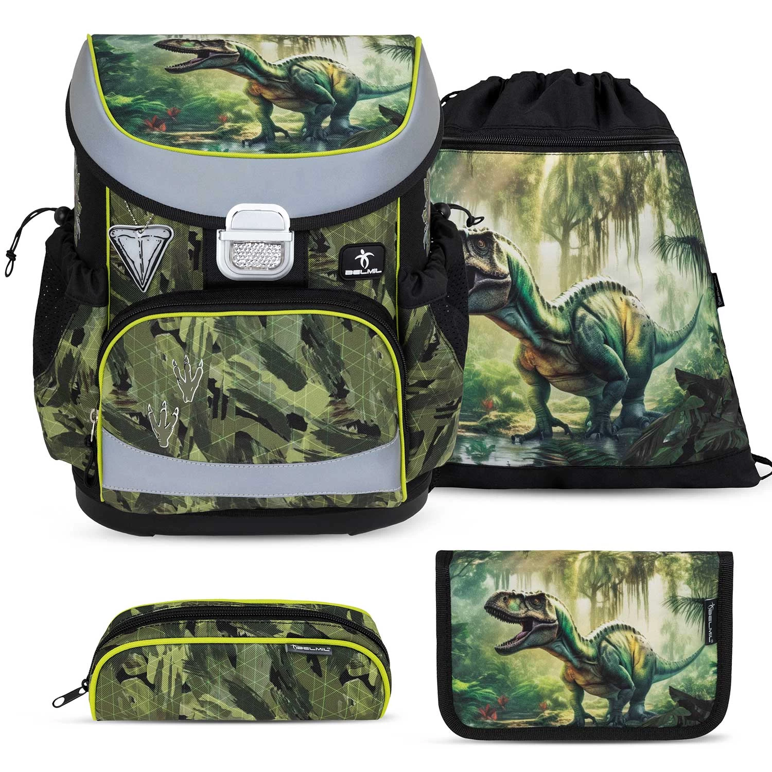 BELMIL Schulranzen Set Mini-Fit Lost World