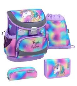 BELMIL Schulranzen Set Mini-Fit Rainbow Color