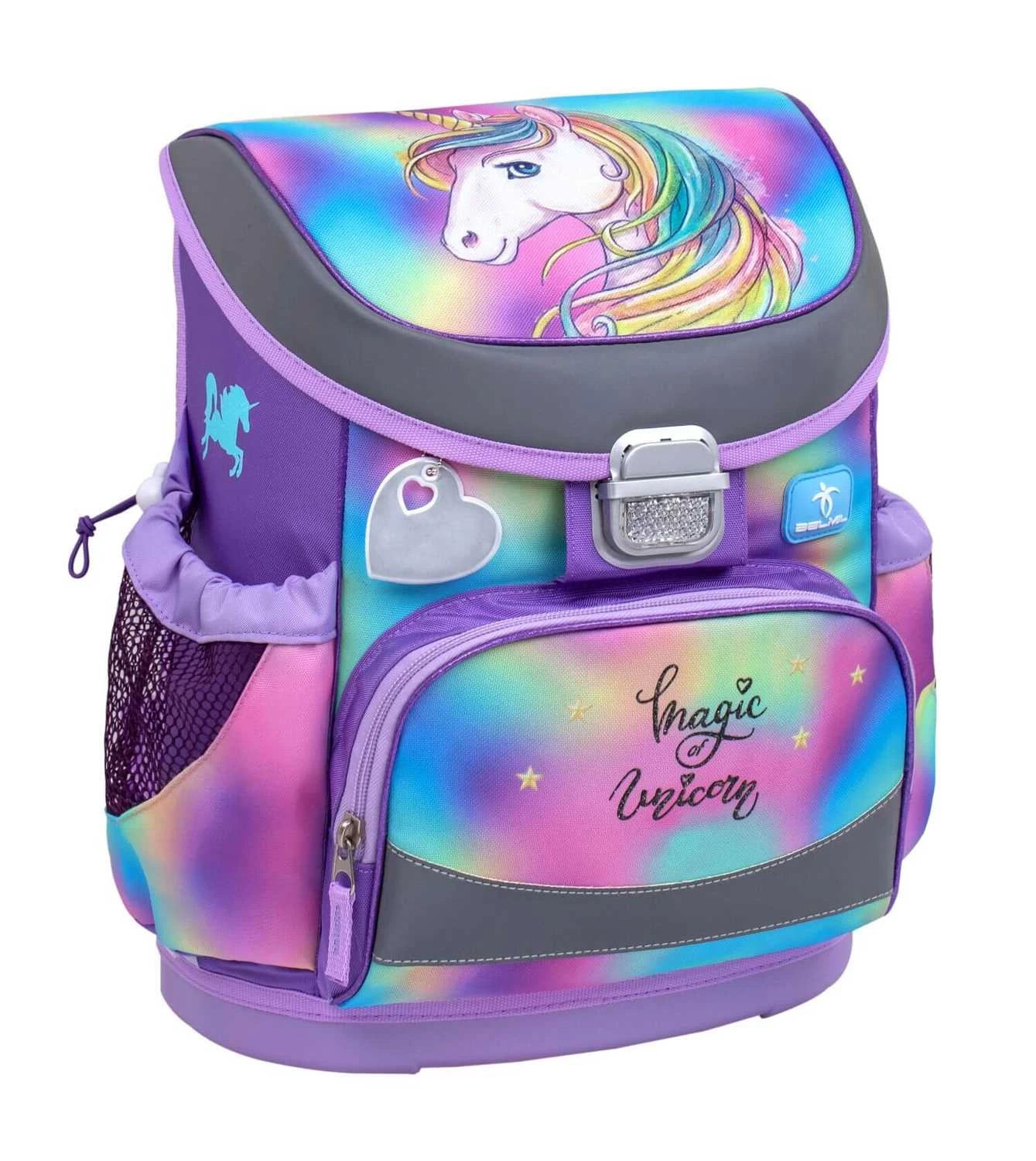 BELMIL Schulranzen Set Mini-Fit Rainbow Color Mit Regenschutz – Bild 3