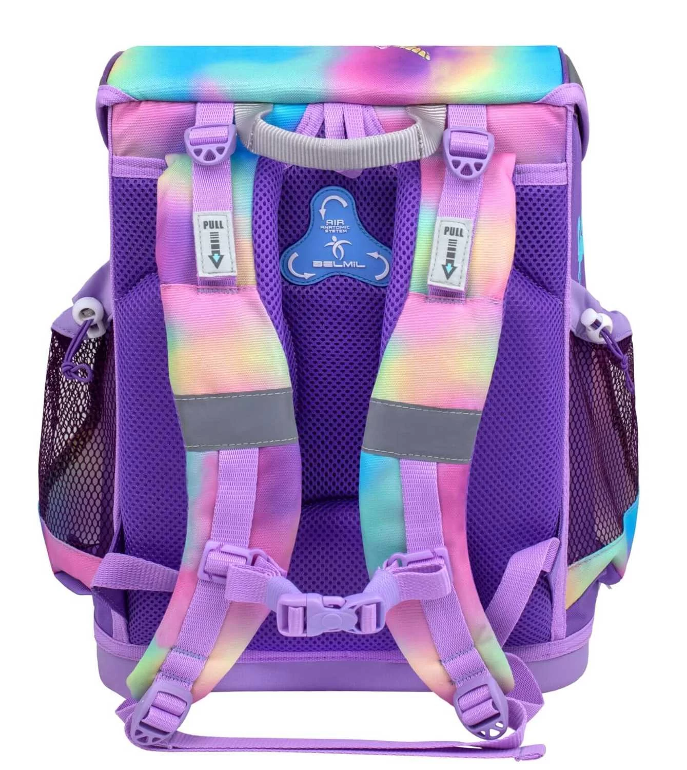 BELMIL Schulranzen Set Mini-Fit Rainbow Color Mit Regenschutz – Bild 6