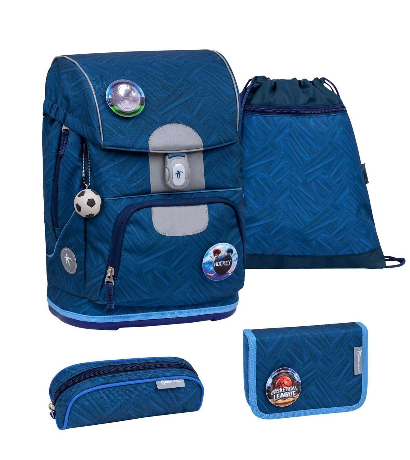 BELMIL Schulranzen Set Motion Blue Motion