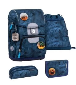 BELMIL Schulranzen Set Motion Blue Splash