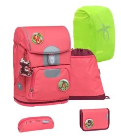BELMIL Schulranzen Set Motion Sweet Candy Mit Regenschutz