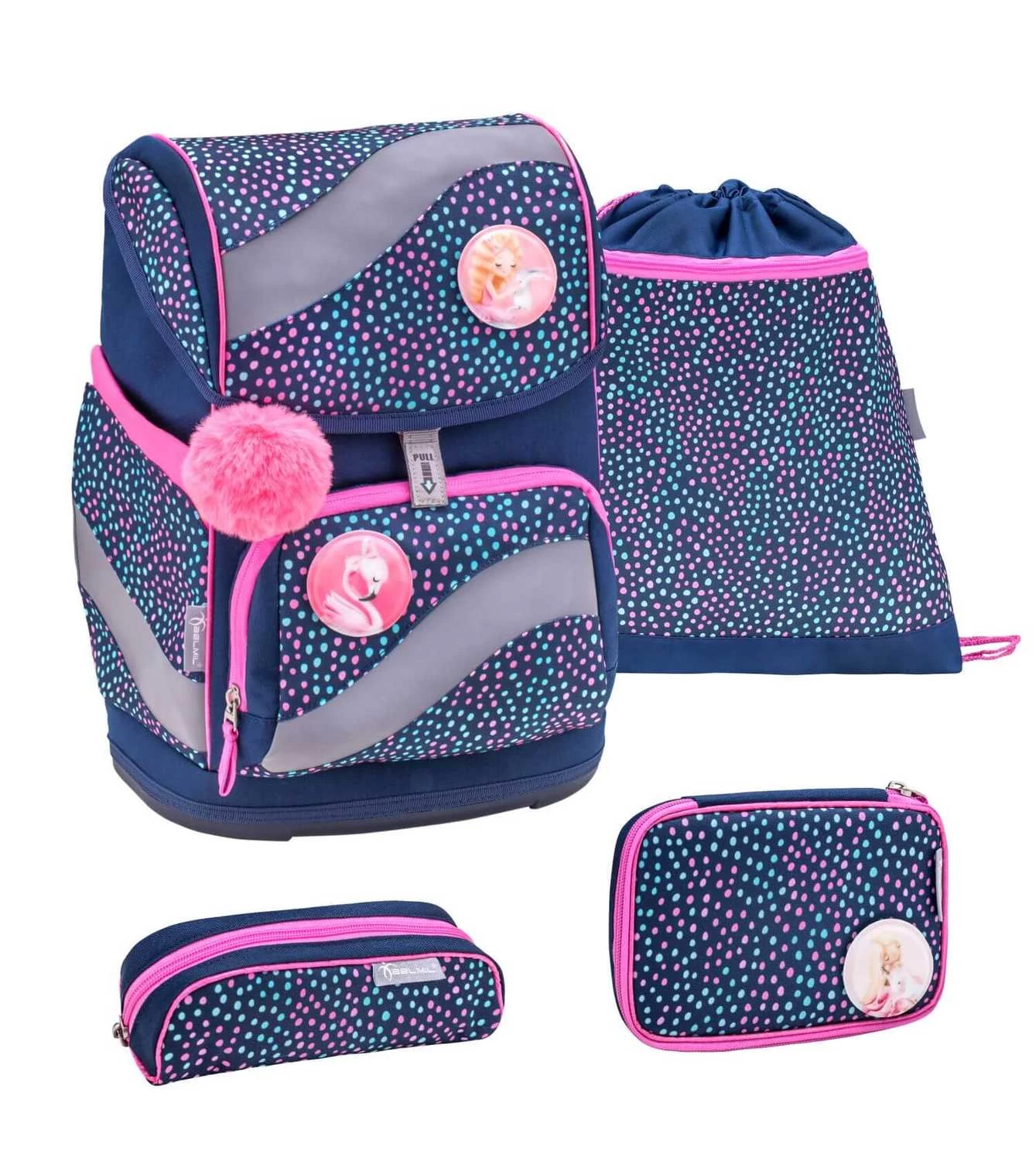 BELMIL Schulranzen Set Smarty Amazing Polka Dot 2