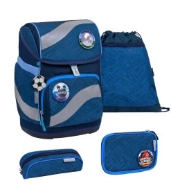 BELMIL Schulranzen Set Smarty Blue Motion
