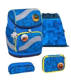BELMIL Schulranzen Set Smarty Funky Blue