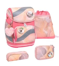 BELMIL Schulranzen Set Smarty Marble