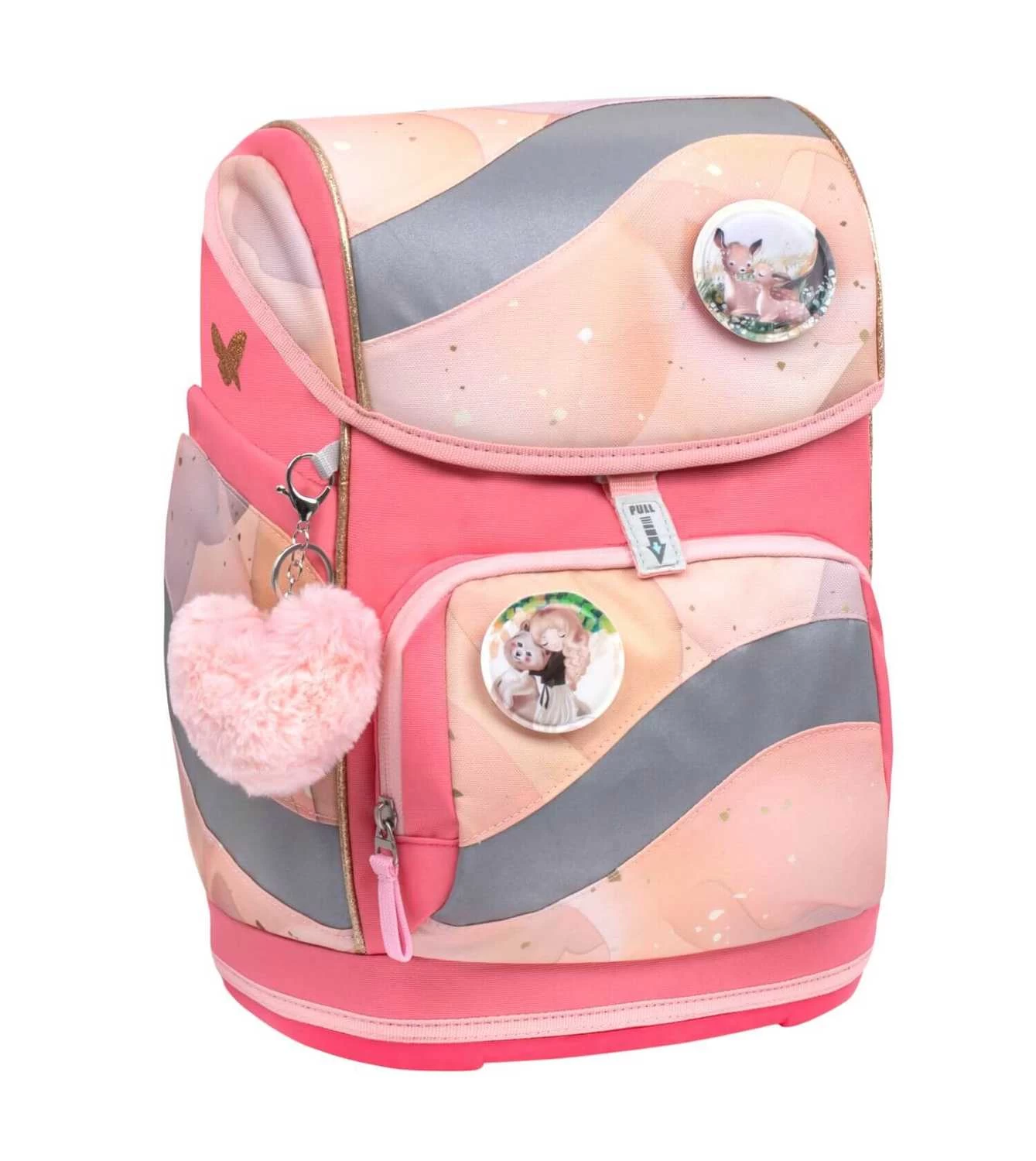 BELMIL Schulranzen Set Smarty Marble Mit Regenschutz – Bild 3