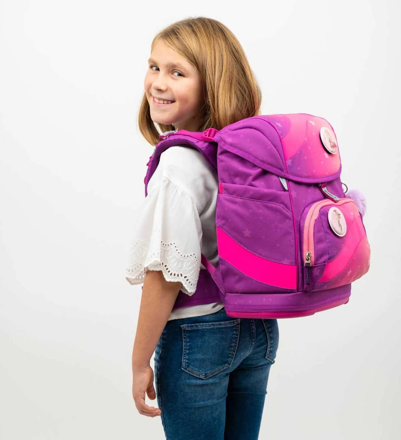 BELMIL Schulranzen Set Smarty Ombre 2 Mit Regenschutz – Bild 9