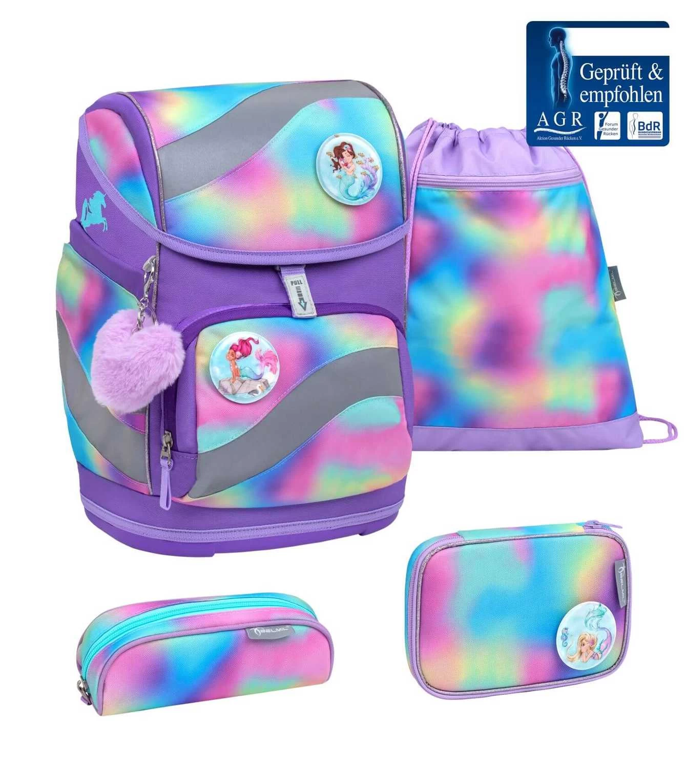 BELMIL Schulranzen Set Smarty Rainbow Color – Bild 2