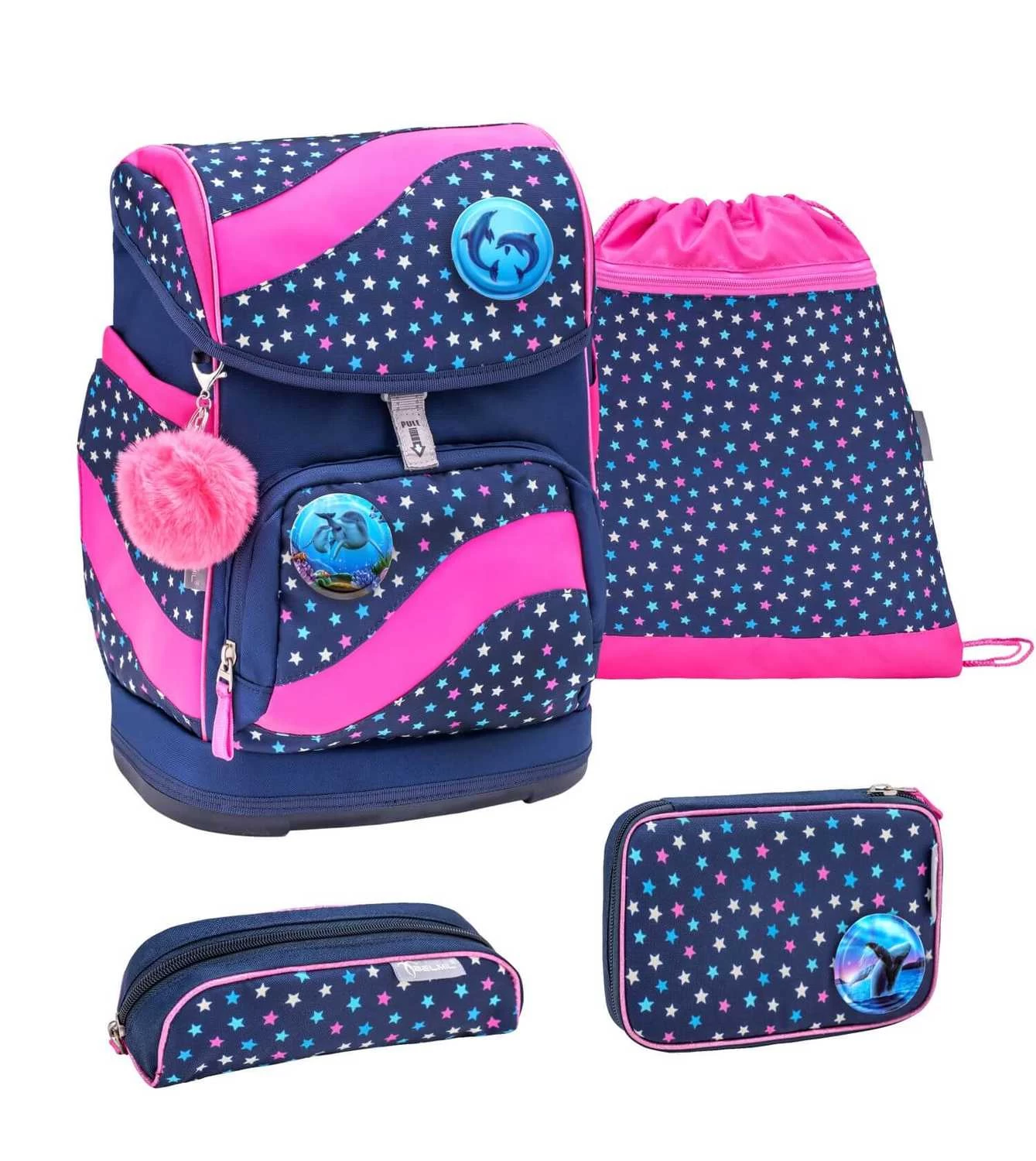 BELMIL Schulranzen Set Smarty Stars