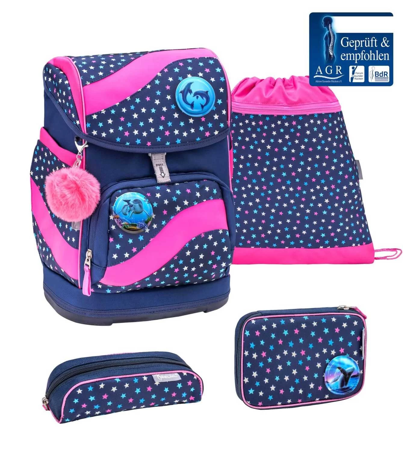 BELMIL Schulranzen Set Smarty Stars – Bild 2