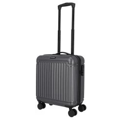 Travelite Cruise XS 45cm Hartschalen-Trolley, Grau / Anthrazit