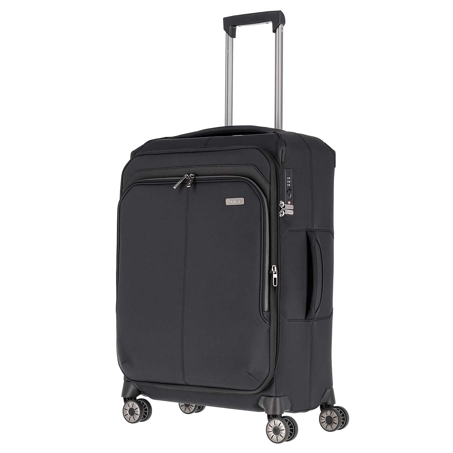 Travelite PRIIMA 4w Weichgepäck-Trolley 68cm, Schwarz