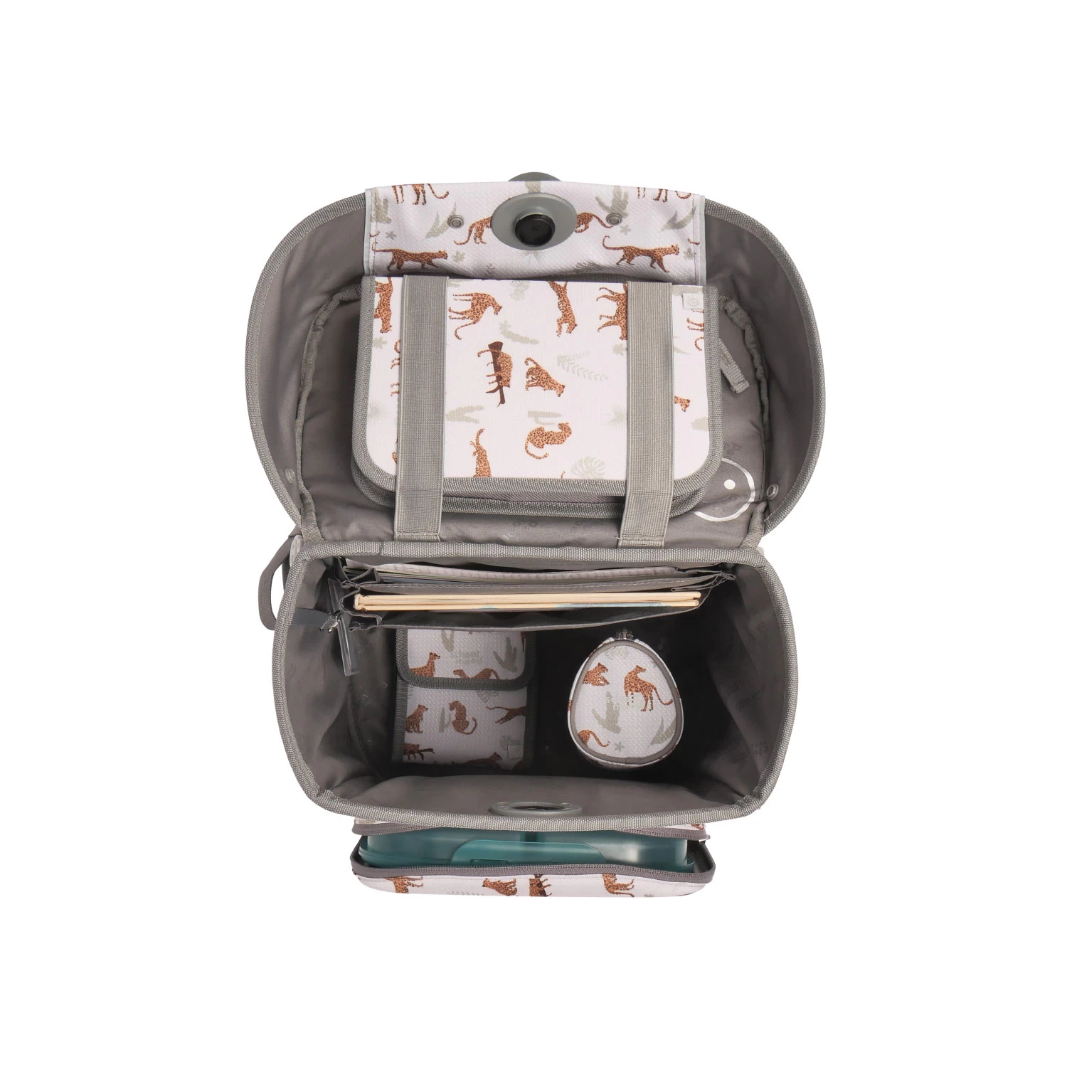 School-Mood Schulranzenset Hero Maxx Air+ Leopard (Nordic Collection) – Bild 7