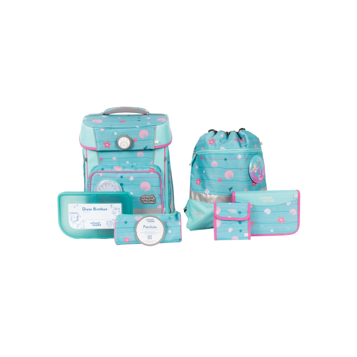 School-Mood Schulranzenset Hero Maxx Air+ Lilly (Meerjungfrau)