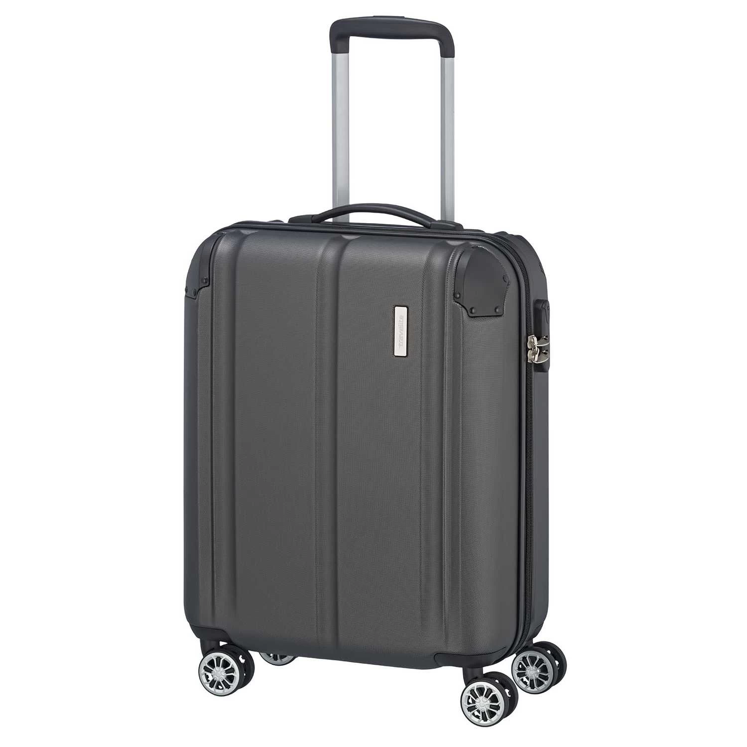 Travelite CITY Anthrazit 3 Tlg. 4w Trolley Set – Bild 4