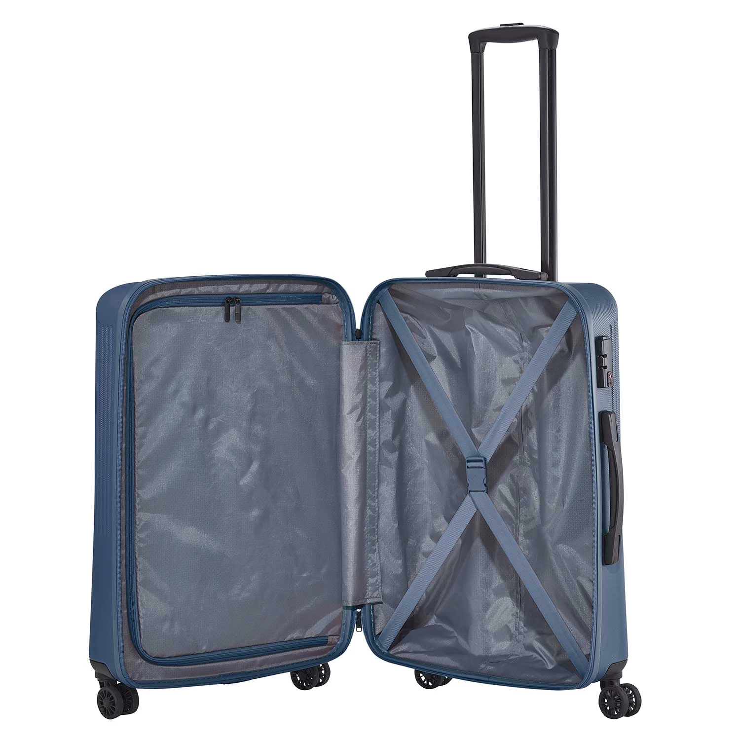 Travelite BALI 4w Trolley 67cm Blau – Bild 3