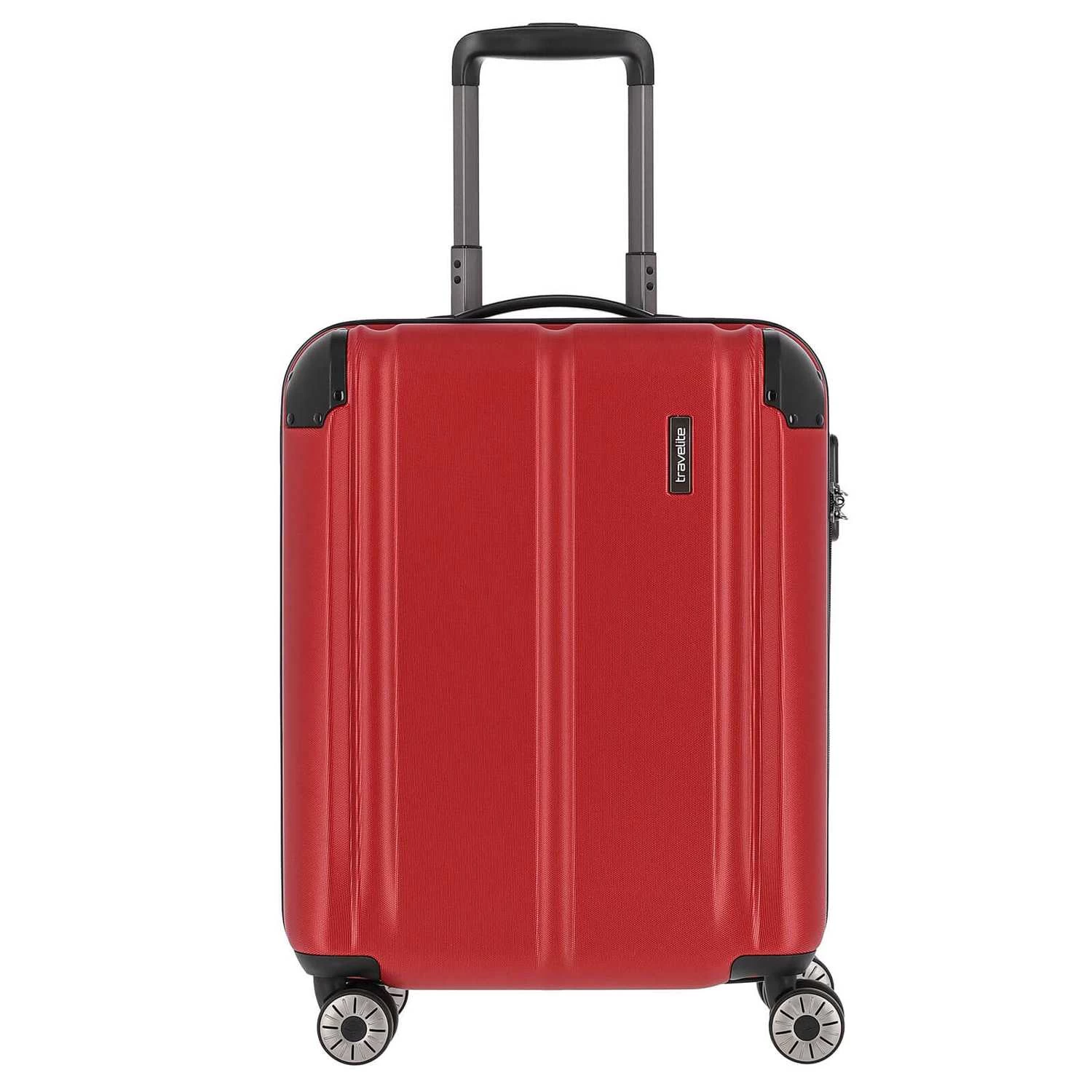 Travelite CITY 4w Rot 55cm Trolley – Bild 2
