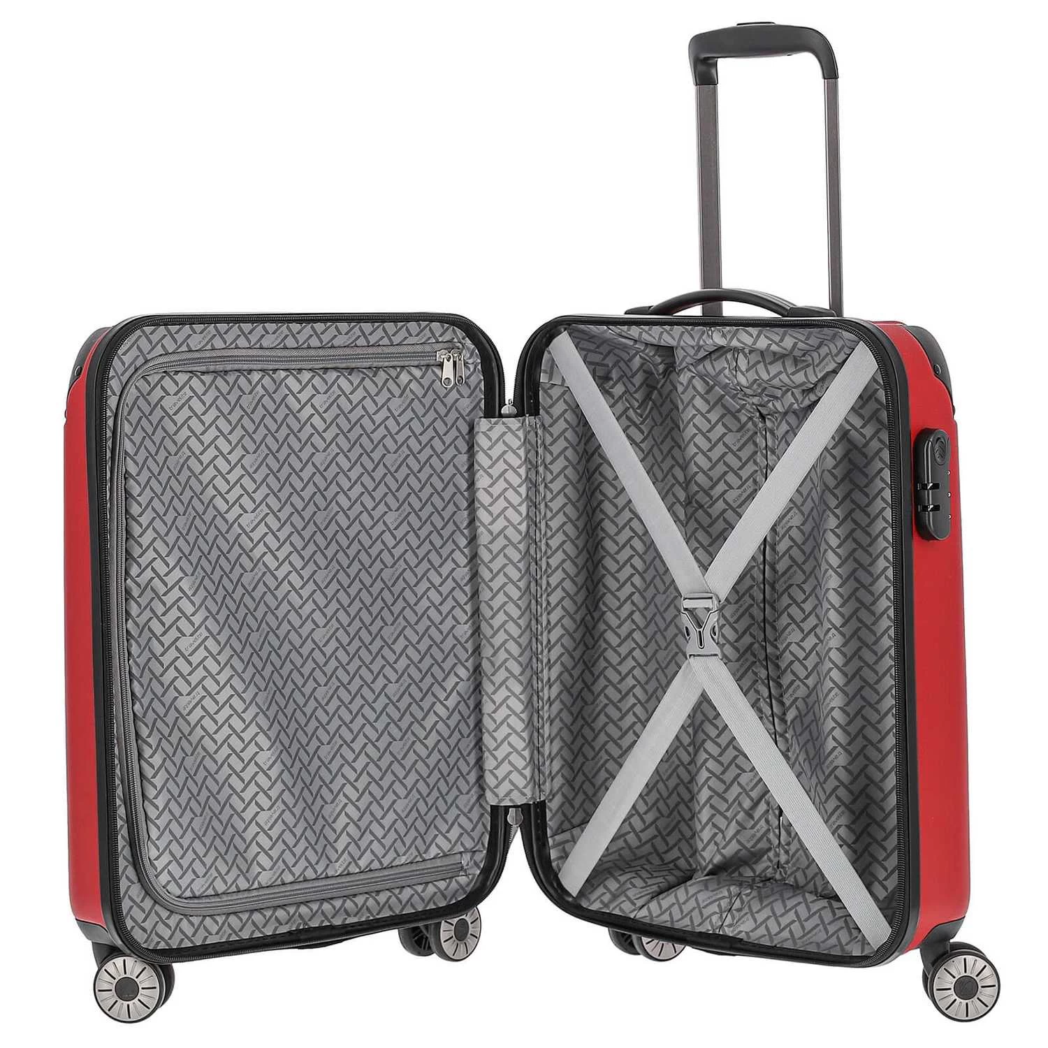 Travelite CITY 4w Rot 55cm Trolley – Bild 3