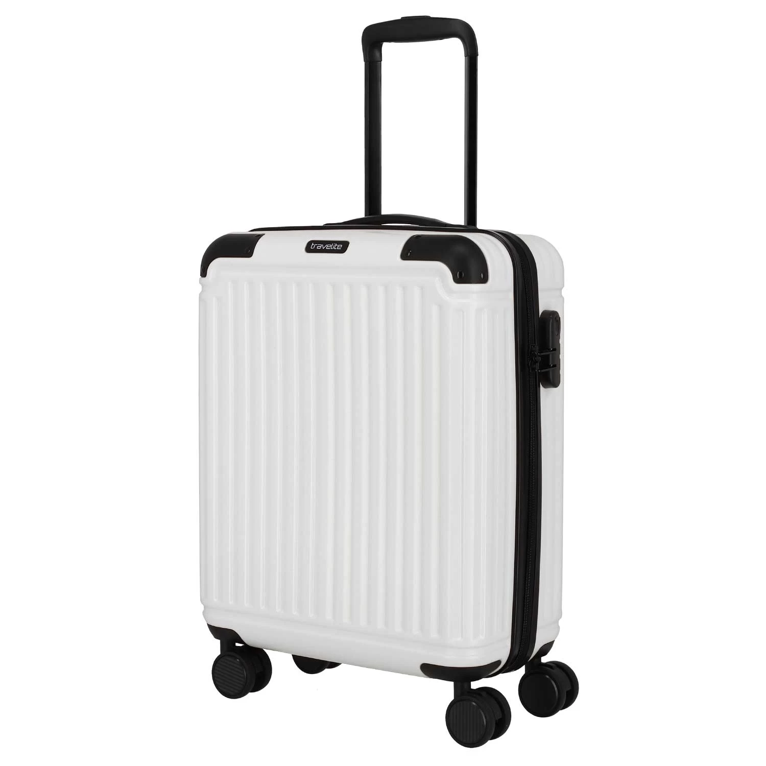 Travelite Cruise 4w Hartschalen-Trolley 55cm, Weiss