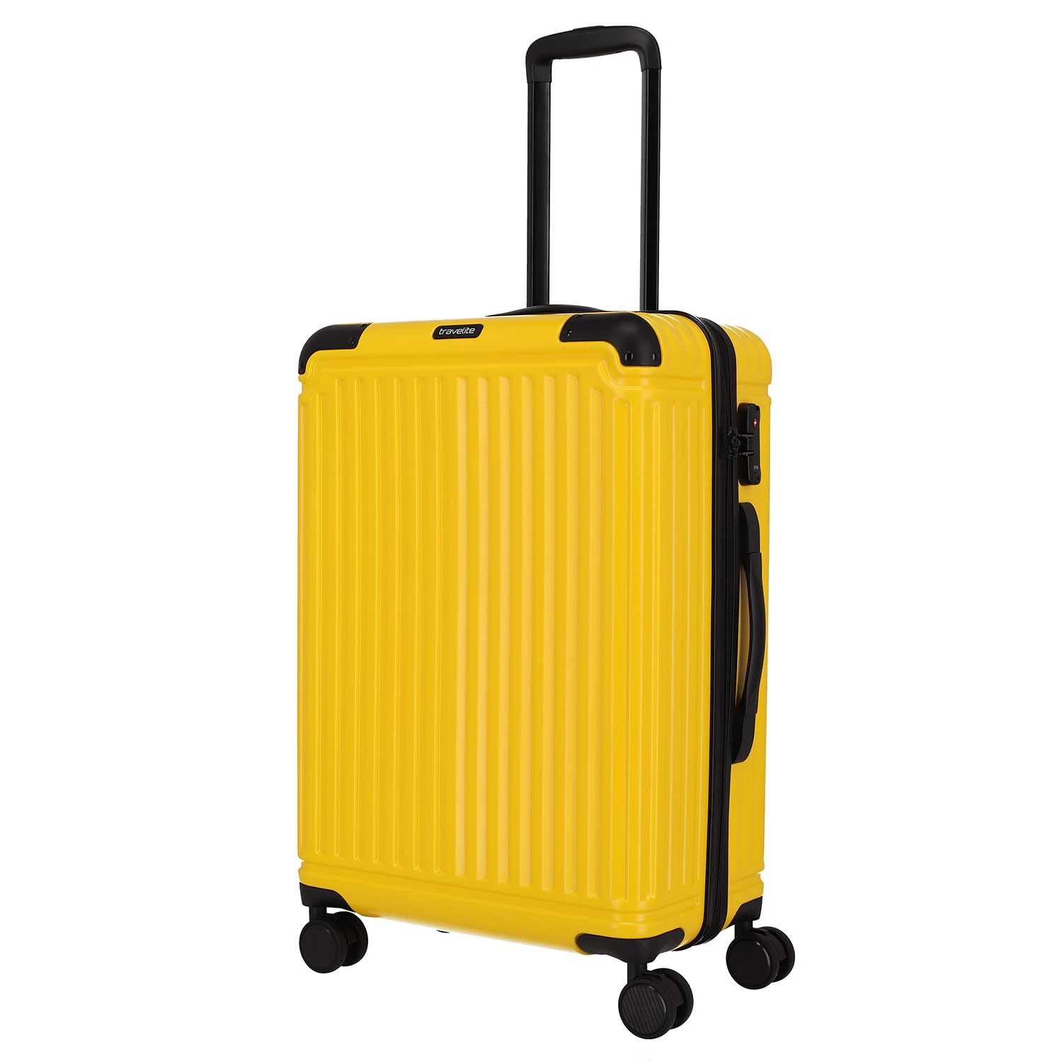 Travelite Cruise 4w Hartschalen Trolley 67cm, Gelb